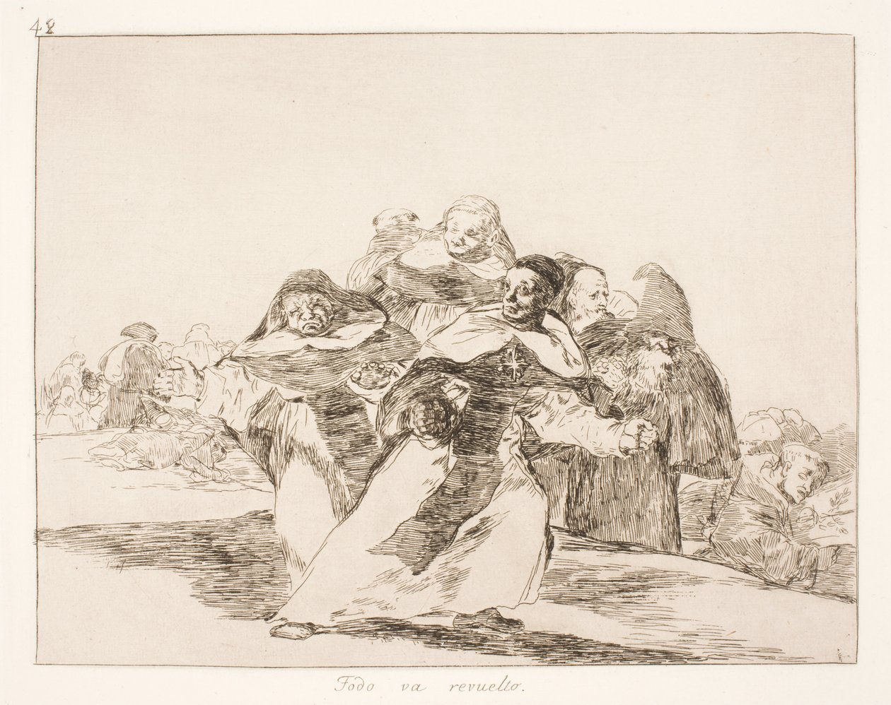 Alt går galt (42) av Francisco de Goya