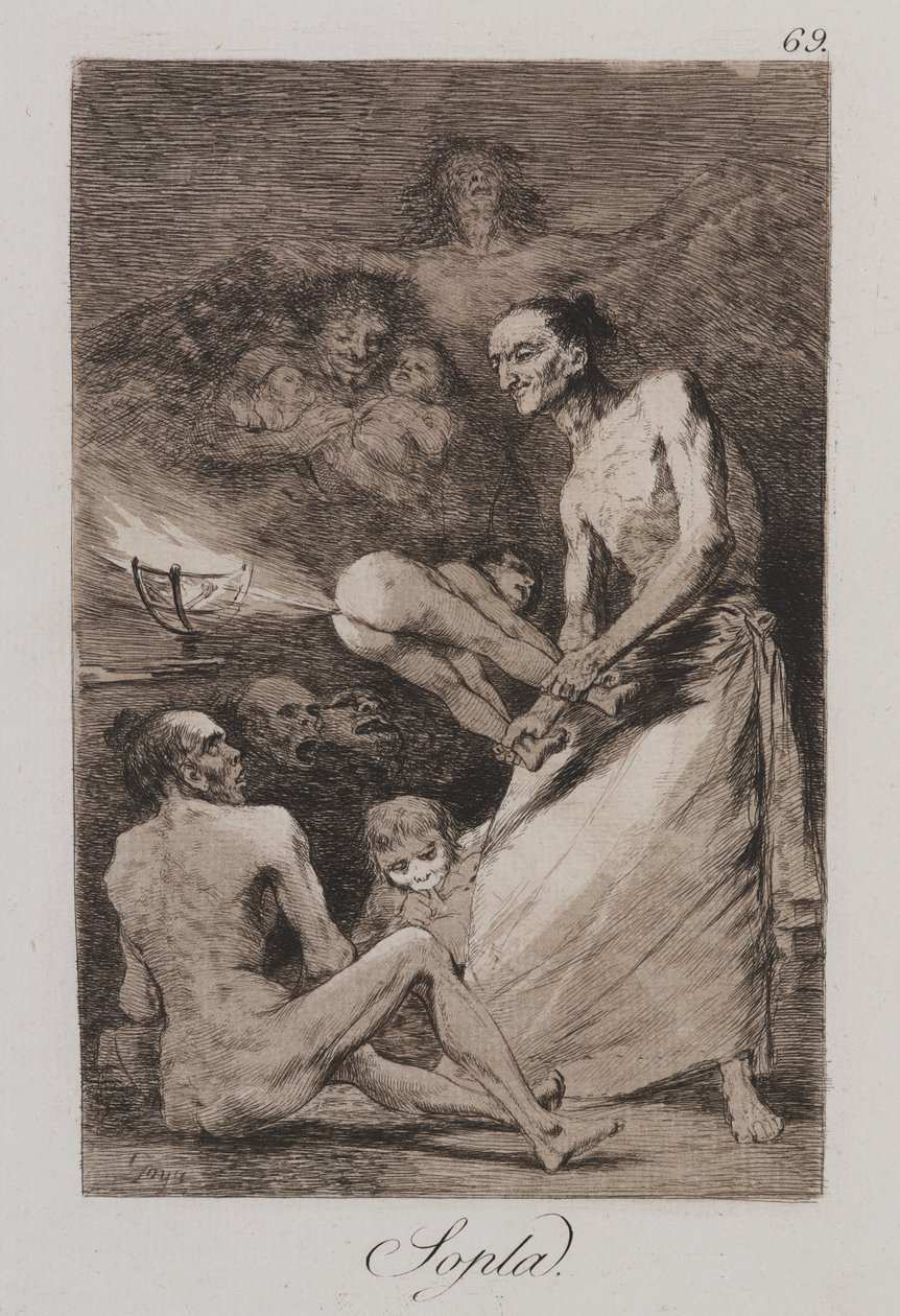 Blow (Sopla) av Francisco de Goya