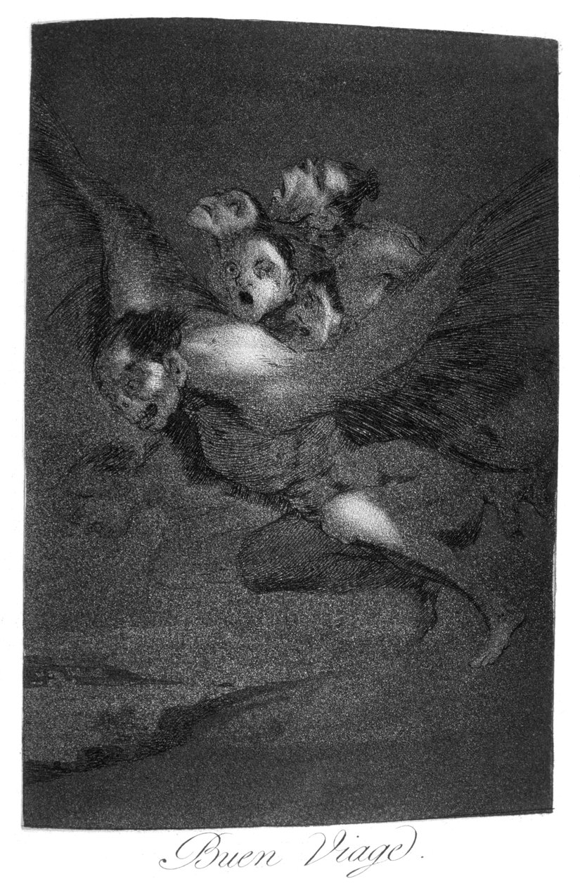 Bon Voyage, 1799 av Francisco de Goya