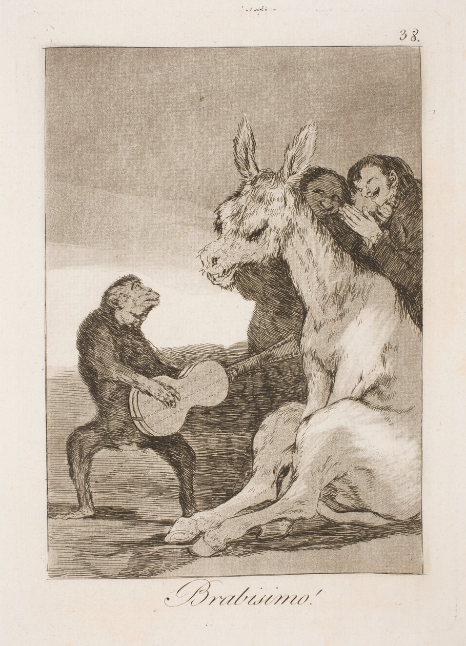 Bravissimo (Charles IV og Godoy) av Francisco de Goya