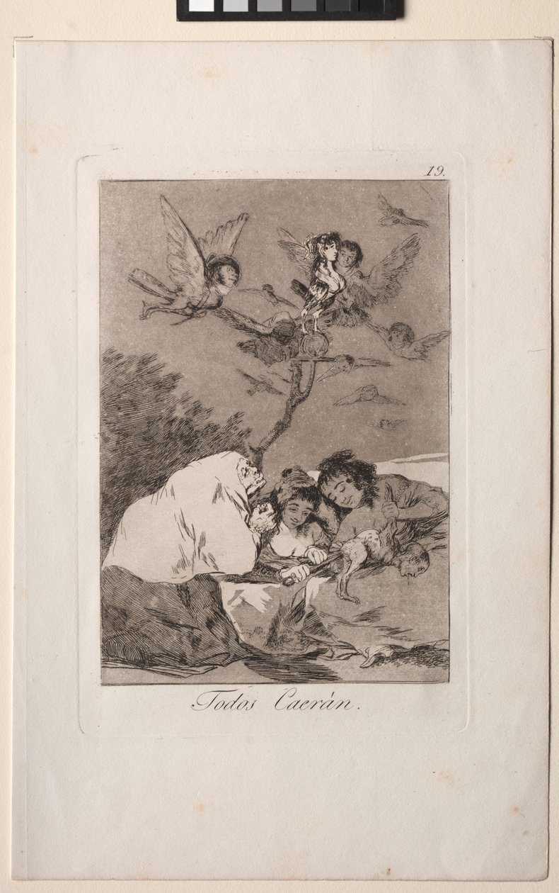Caprichos: All Will Fall av Francisco de Goya