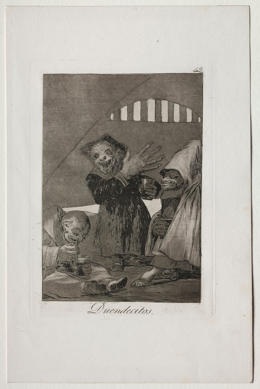 Caprices: Hobgoliner. av Francisco de Goya