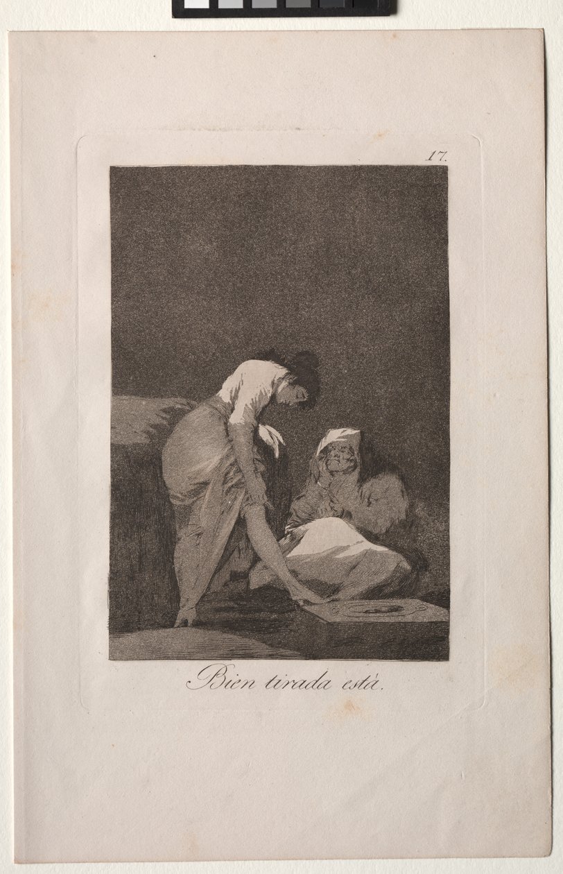 Caprichos: Den er pent strukket av Francisco de Goya