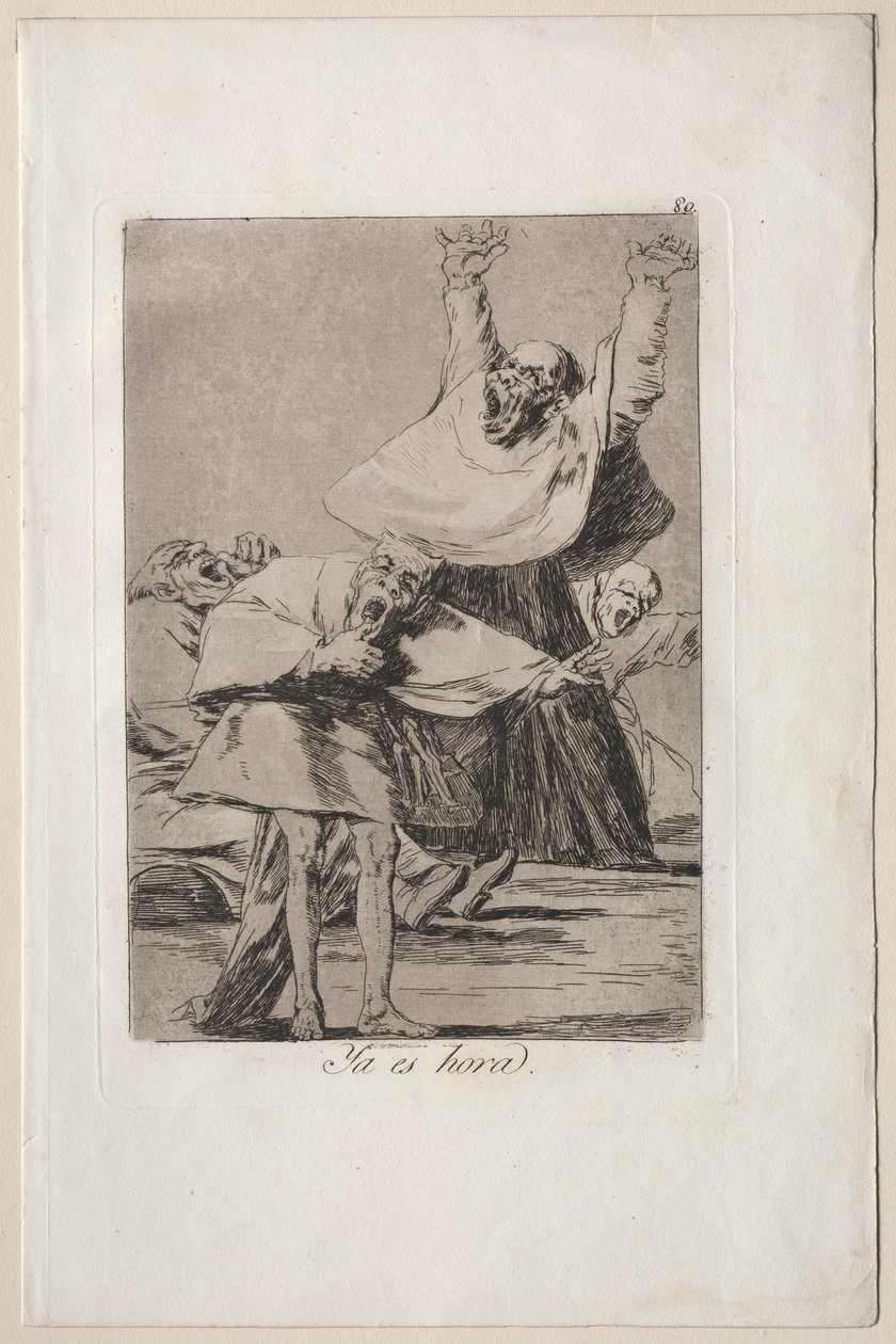 Caprichos: Det er på tide. av Francisco de Goya