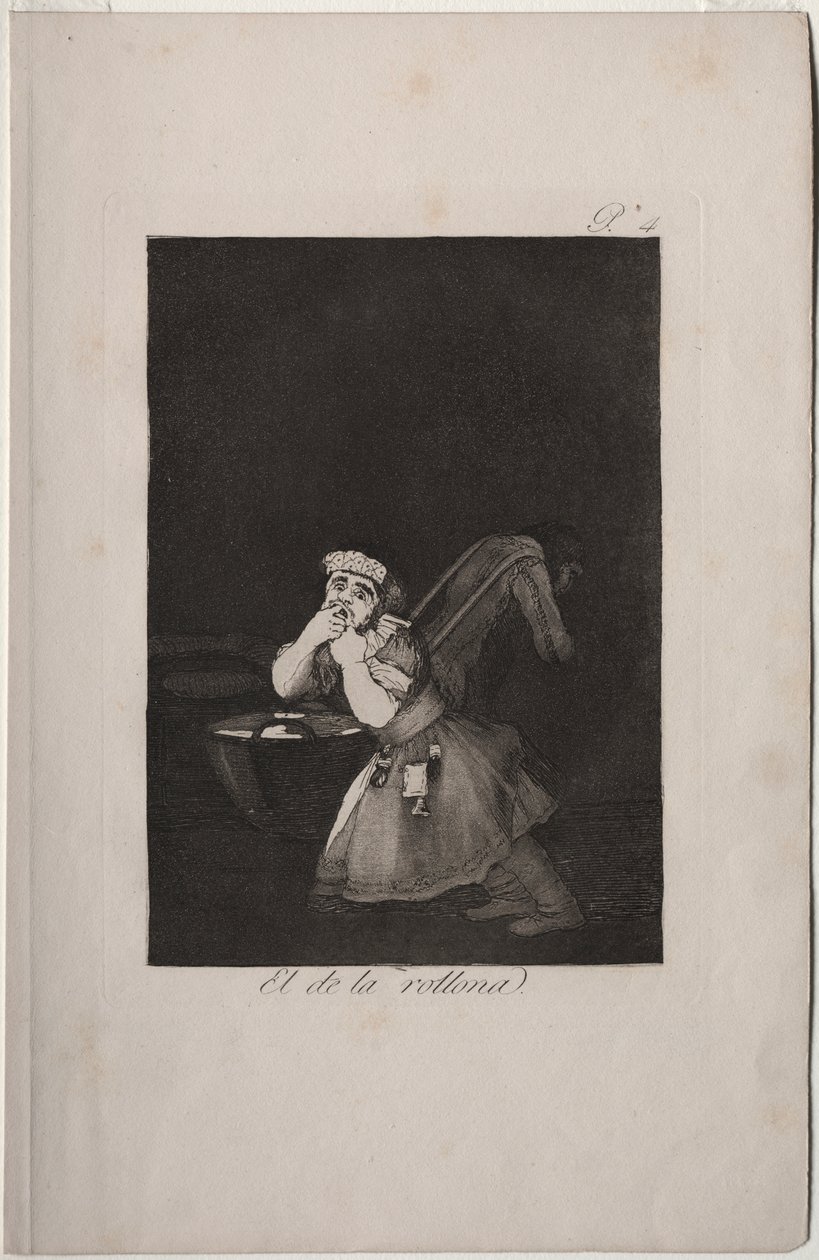 Caprichos: Barnepikes gutt av Francisco de Goya