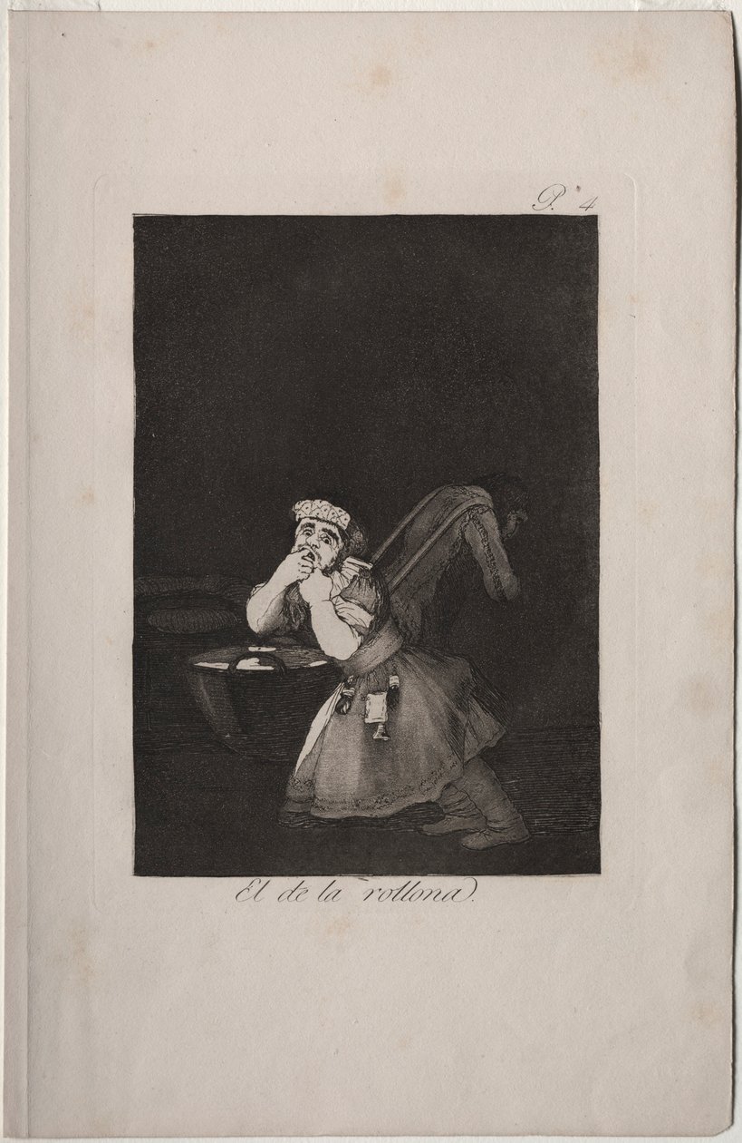 Caprichos: Nannys gutt. av Francisco de Goya
