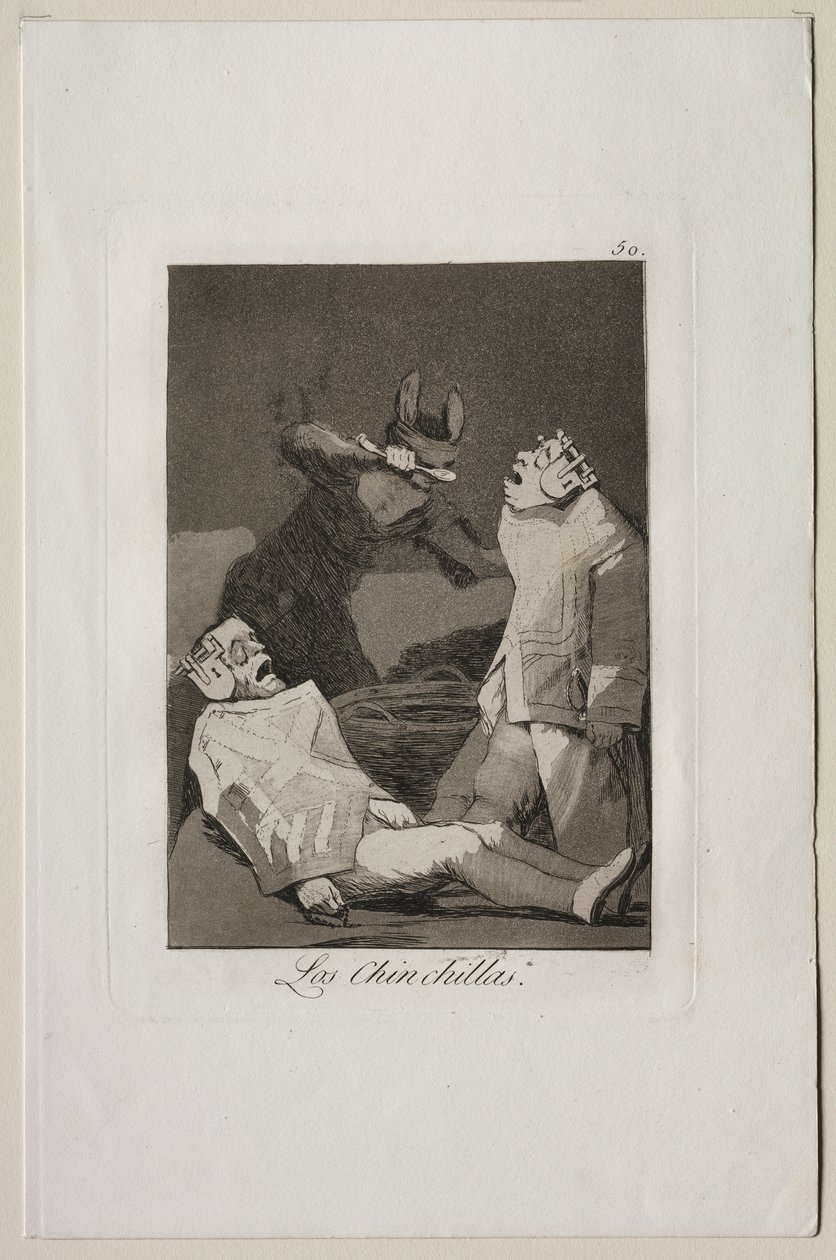 Caprichos: Chinchillaene av Francisco de Goya