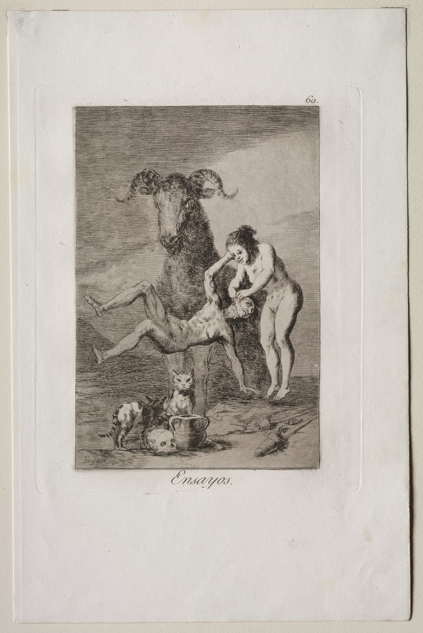 Caprichos: Prøver av Francisco de Goya