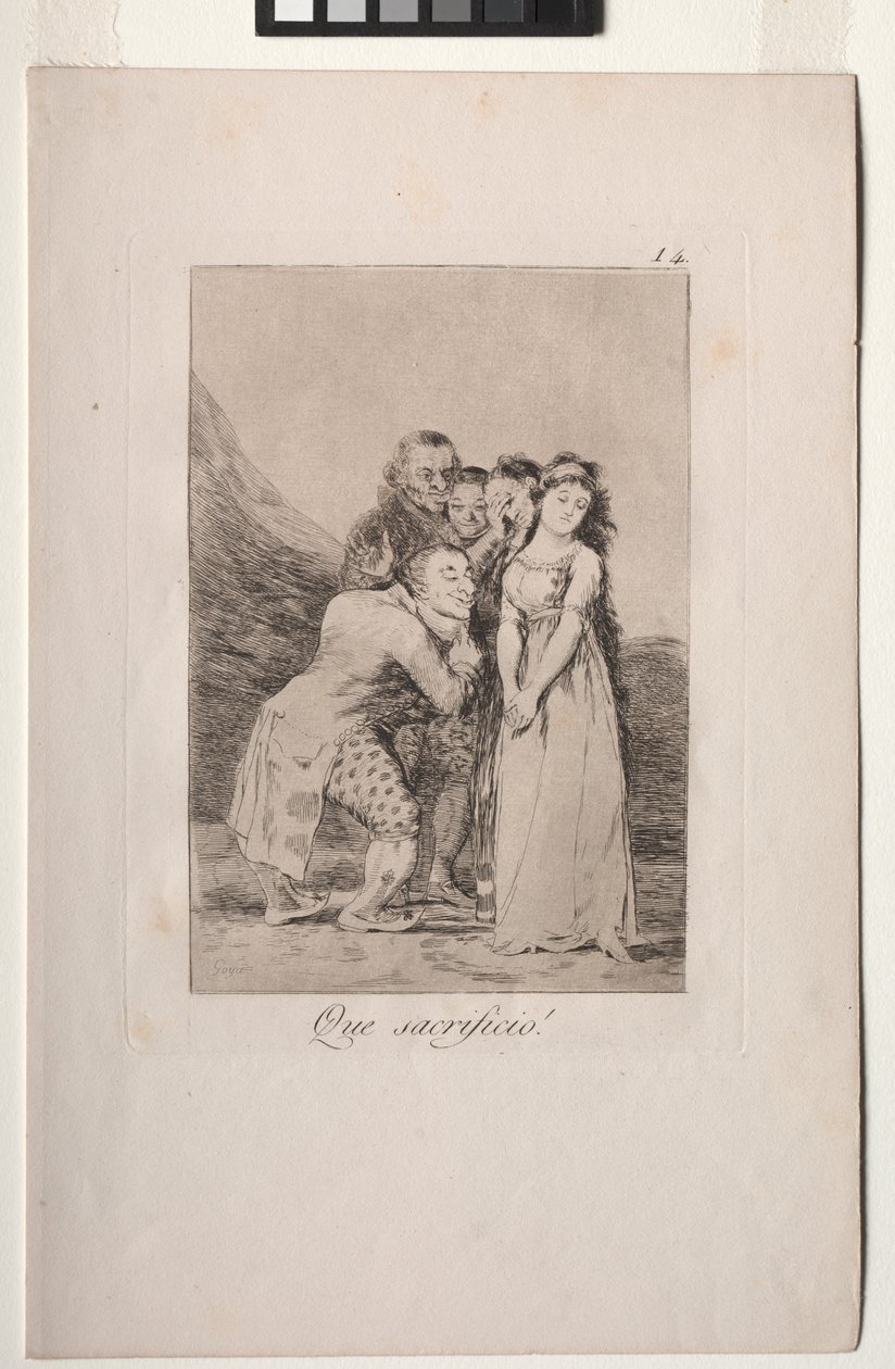 Caprichos: For et offer! av Francisco de Goya