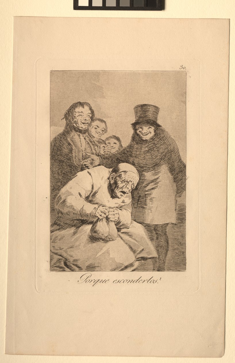 Caprichos: Hvorfor skjule dem. av Francisco de Goya