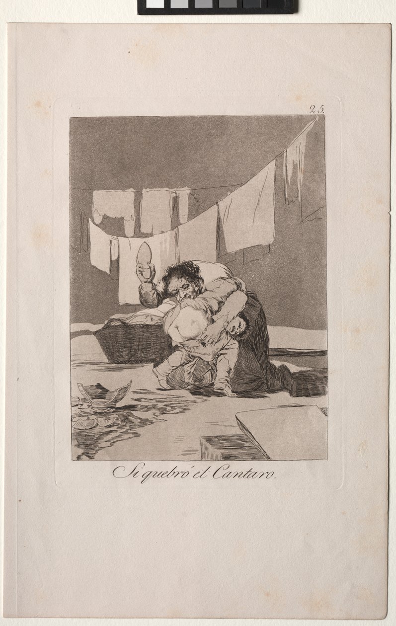 Caprichos: Ja, han brøt potten. av Francisco de Goya