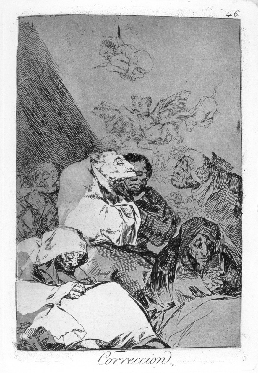Rettelse, 1799 av Francisco de Goya