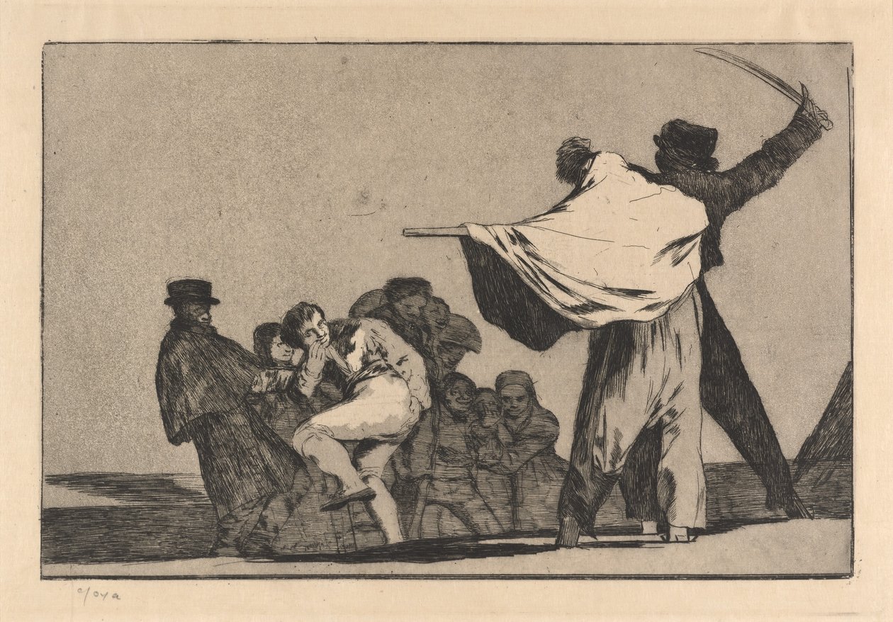 Uensartet conocido (velkjent dårskap) av Francisco de Goya