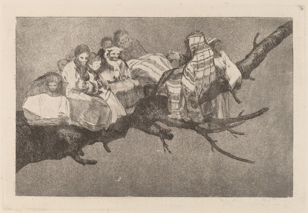 Disparate ridiculo (Latterlig dårskap) av Francisco de Goya