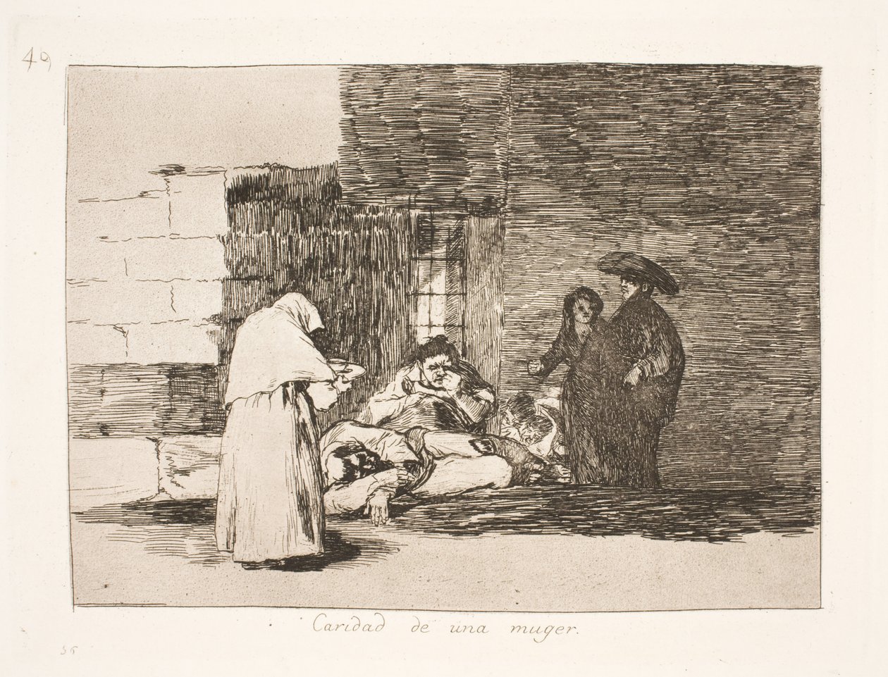A Woman's Mercy (49) av Francisco de Goya