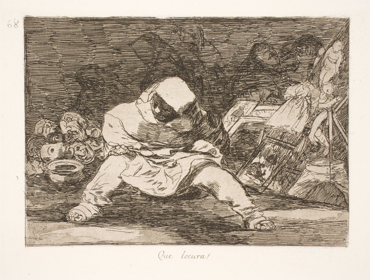 Hvilken galskap! (68) av Francisco de Goya