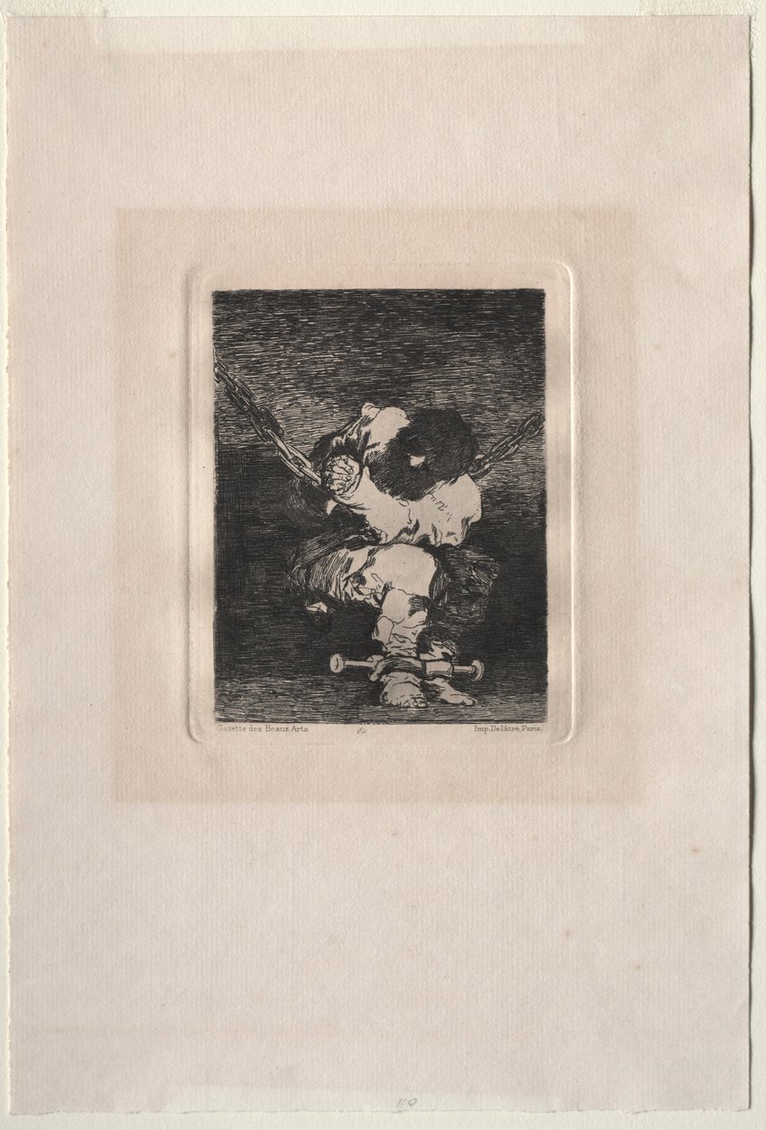 Lille fange, 1867. av Francisco de Goya