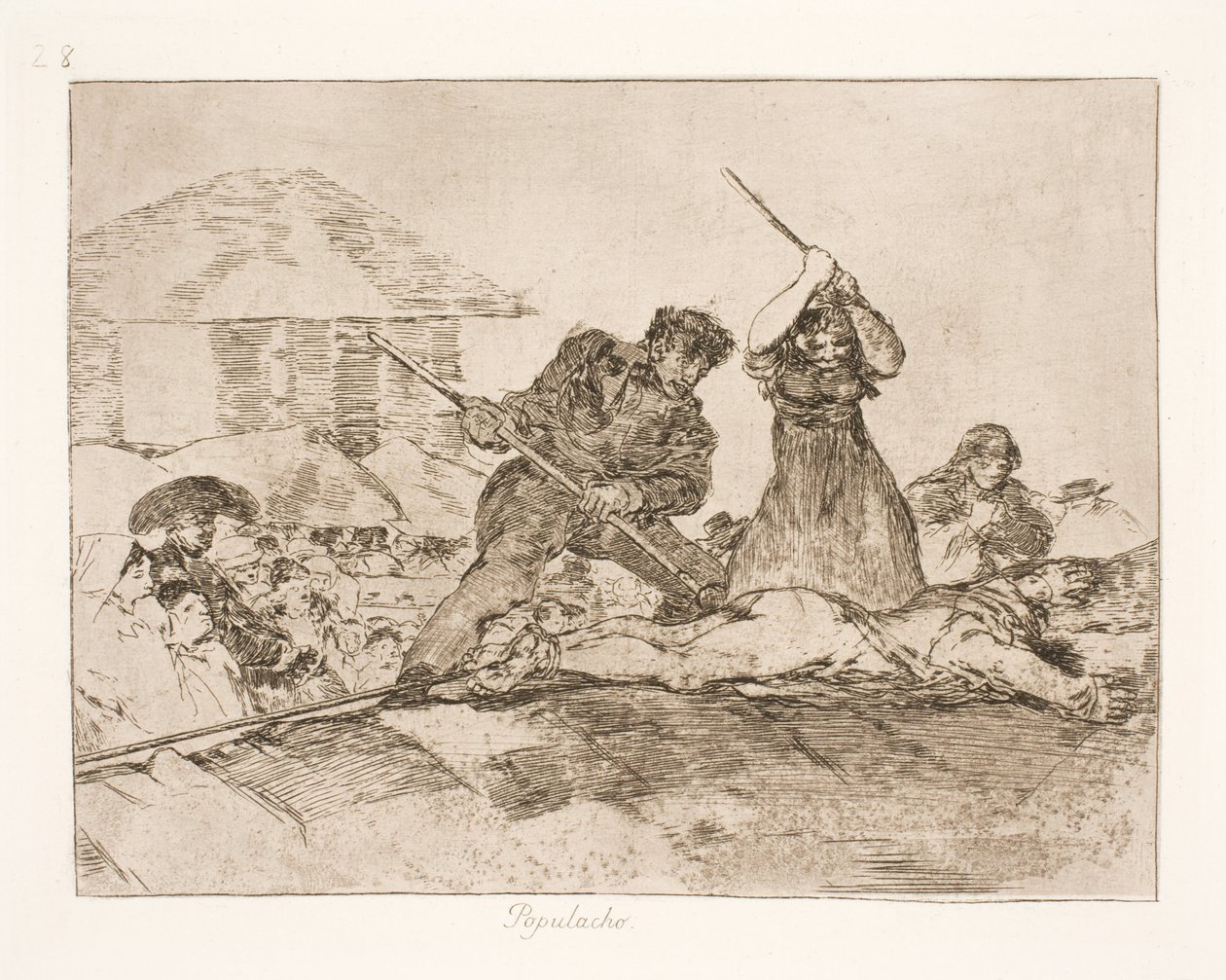 Pøbel (28) av Francisco de Goya