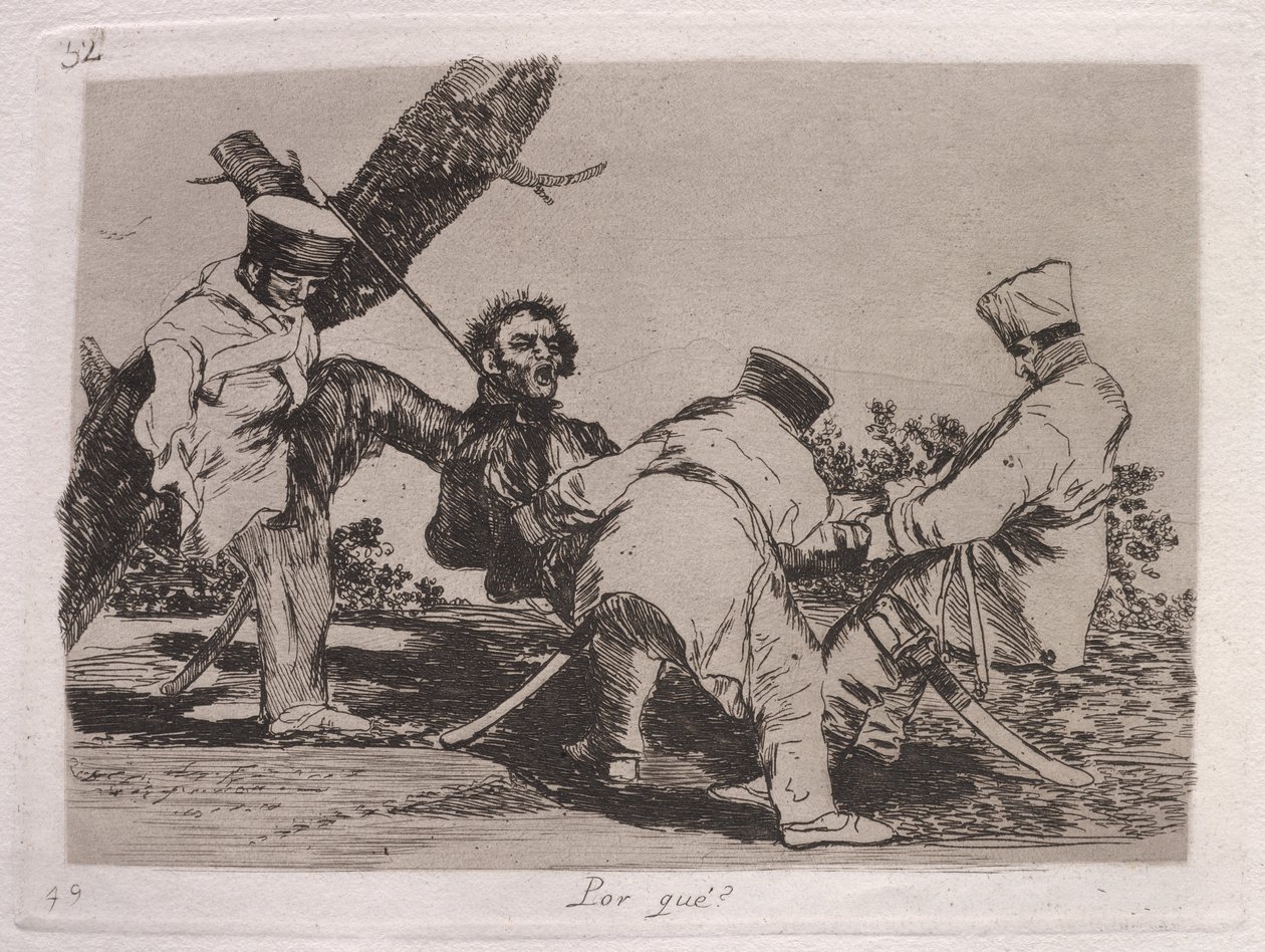 Fordi? (Hvorfor?) av Francisco de Goya