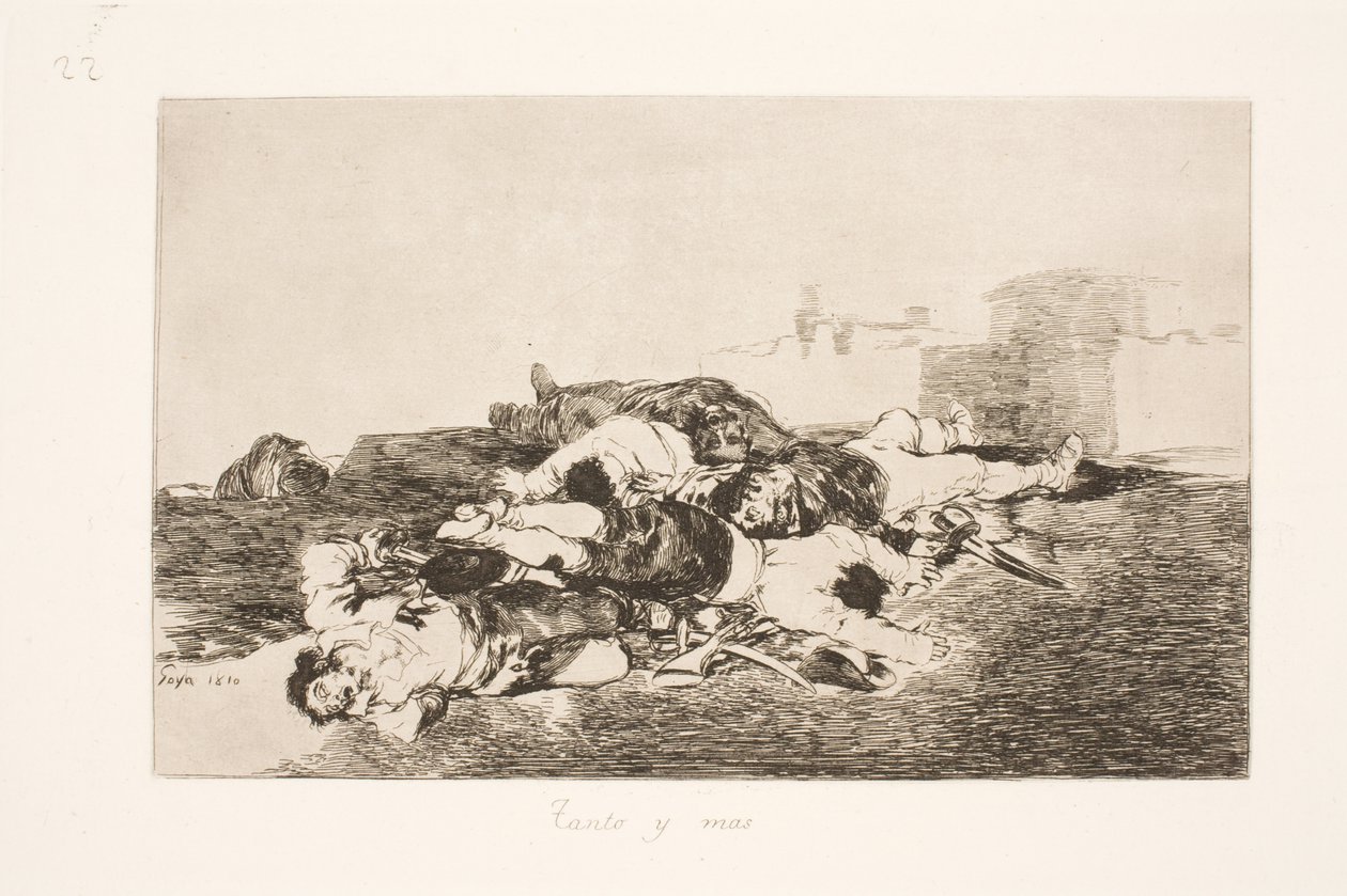 Så mange - og flere (22) av Francisco de Goya