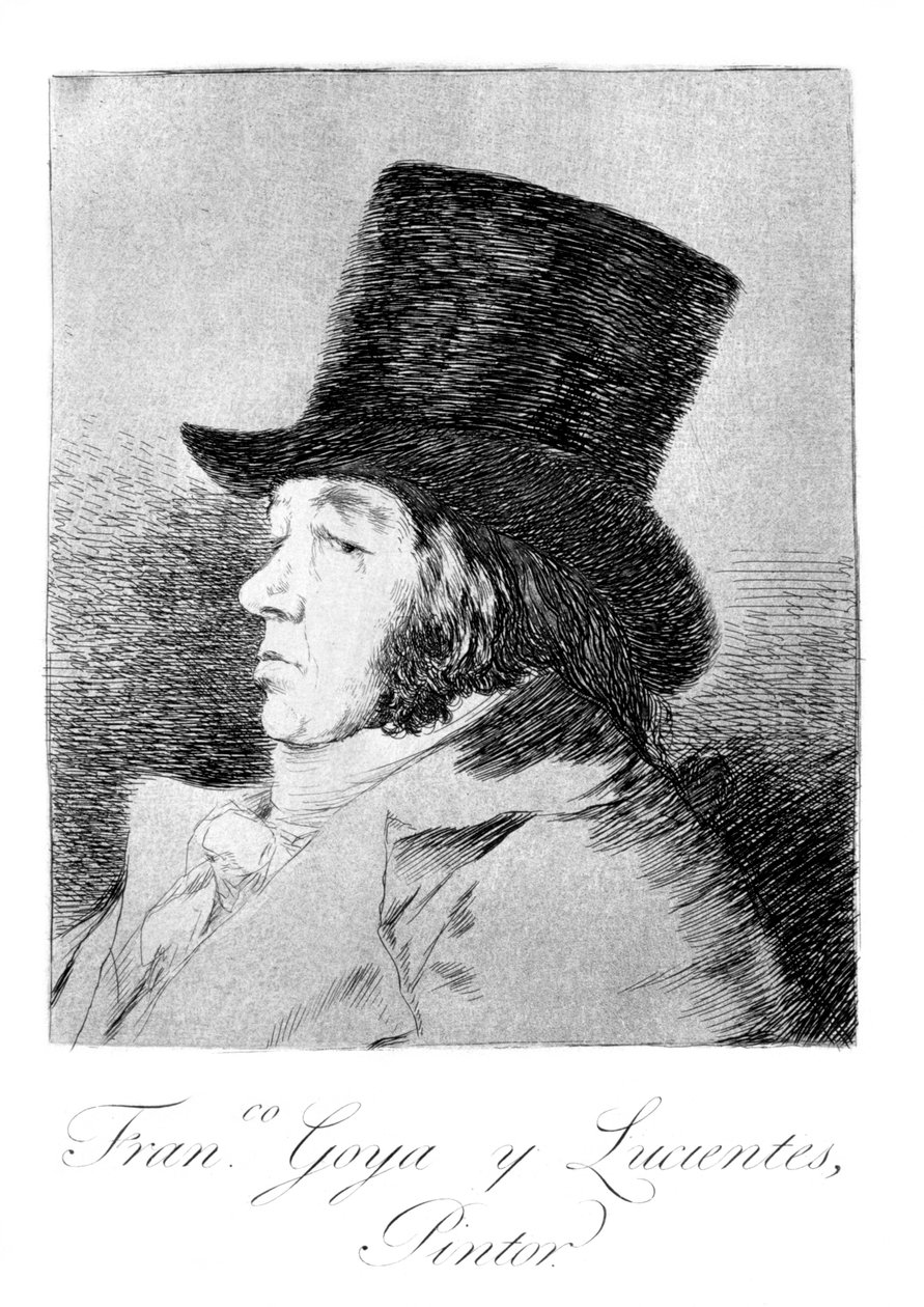 Selvportrett, 1799 av Francisco de Goya