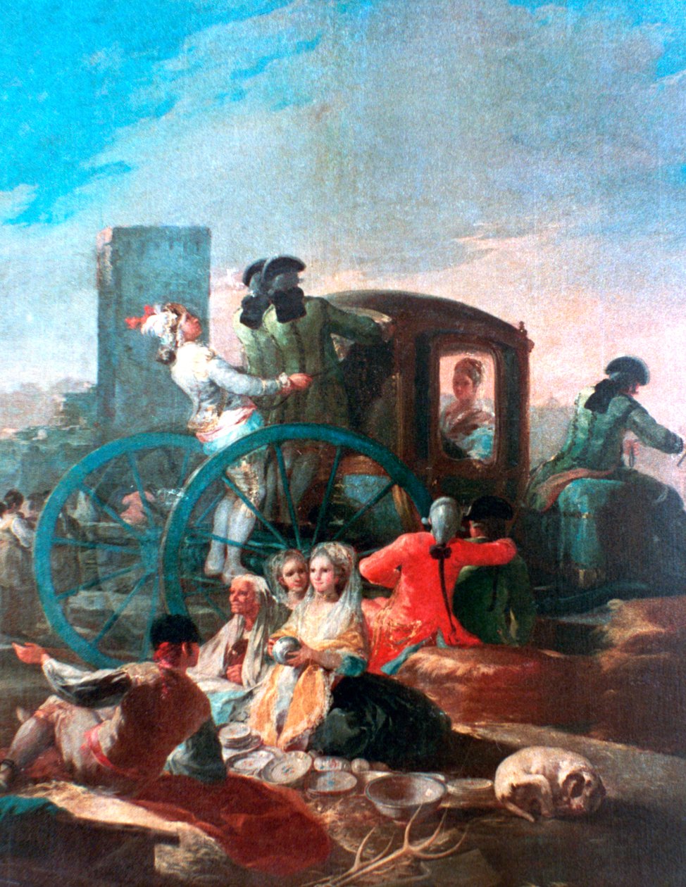 Keramikkselgeren, 1778 av Francisco de Goya