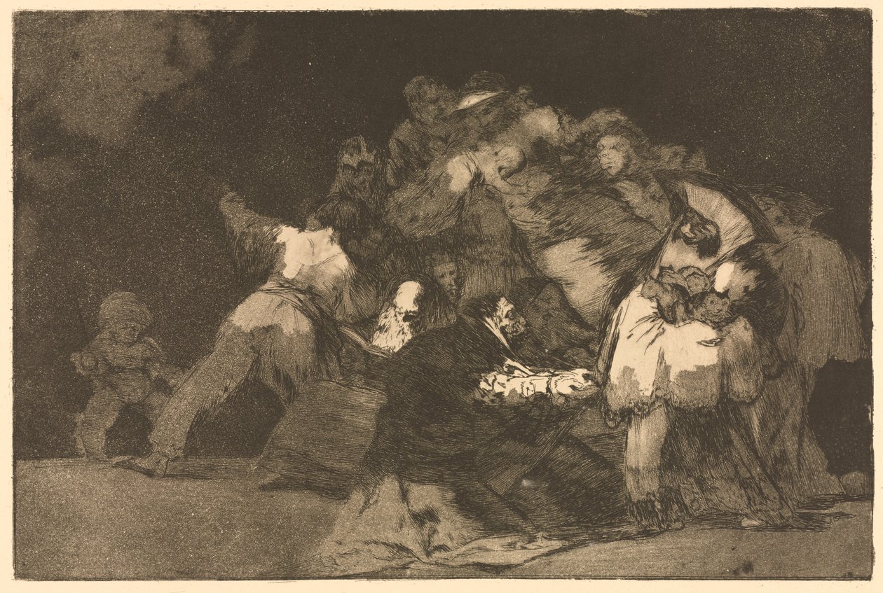 Ordspråkene: General Folly, 1864. av Francisco de Goya