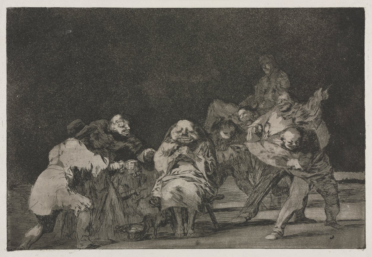 Ordspråkene: Lojalitet, 1864. av Francisco de Goya