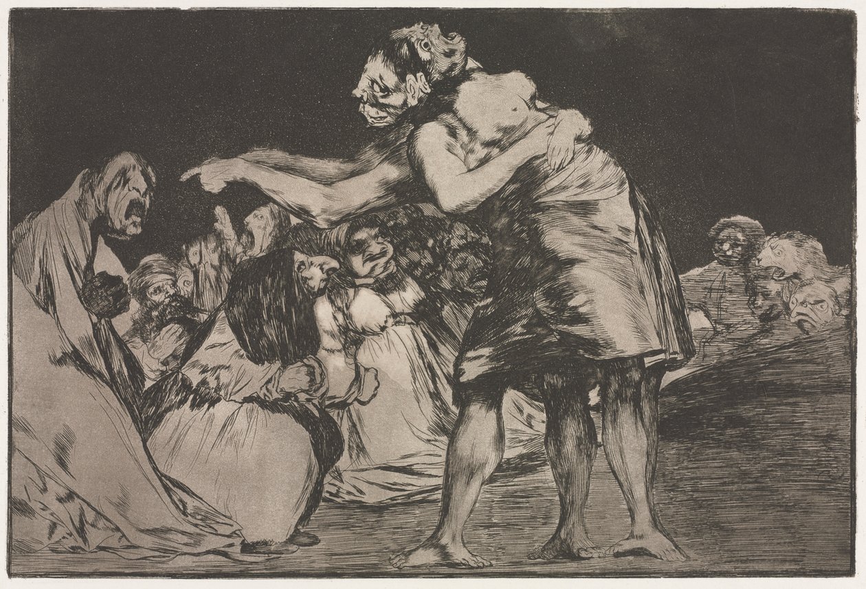 Ordspråkene: Ekteskaps dårskap av Francisco de Goya
