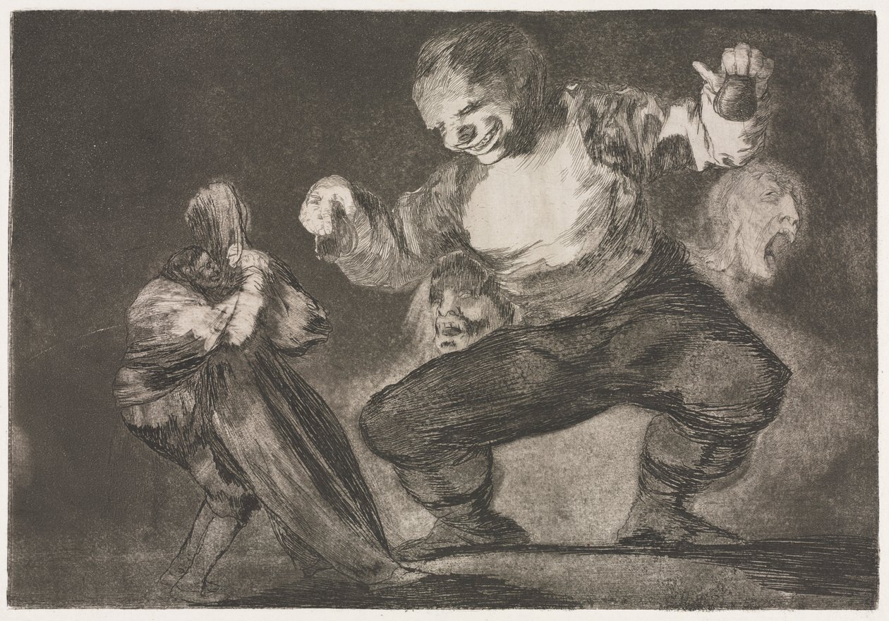 Ordspråkene: Simpleton, 1864. av Francisco de Goya
