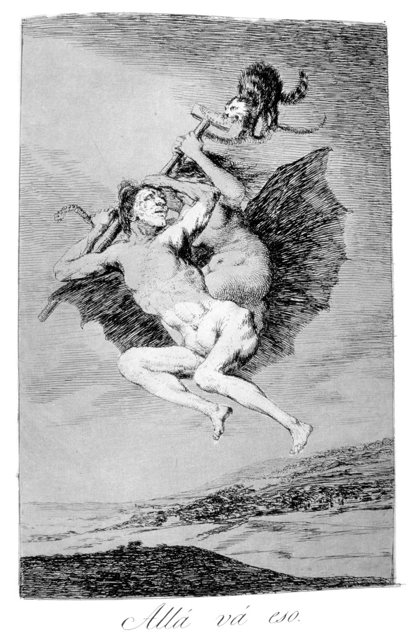 Der går det, 1799 av Francisco de Goya