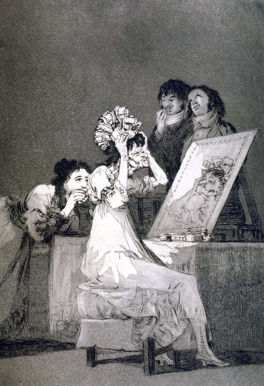 Inntil døden, 1799 av Francisco de Goya
