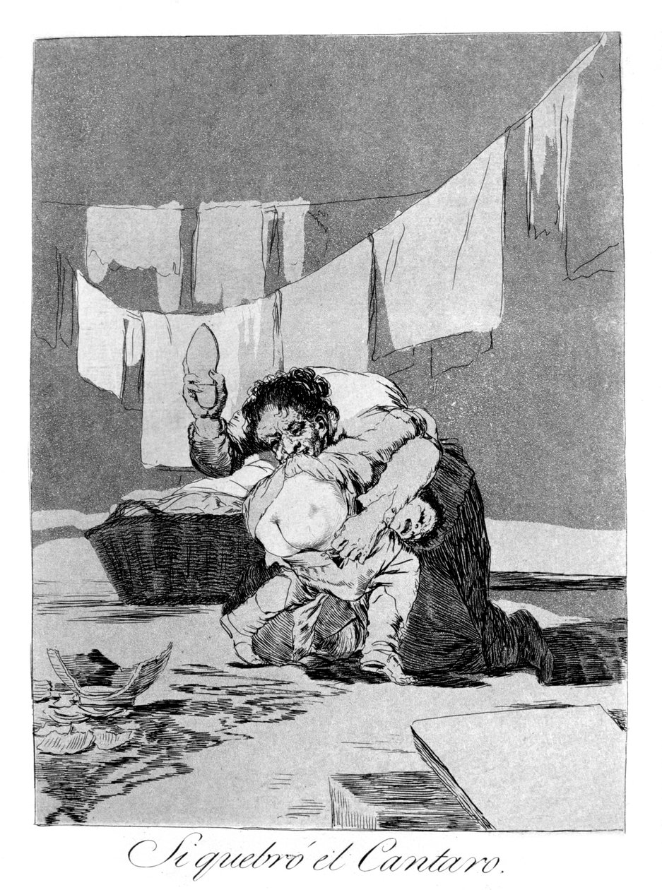 Ja, han brøt potten, 1799 av Francisco de Goya
