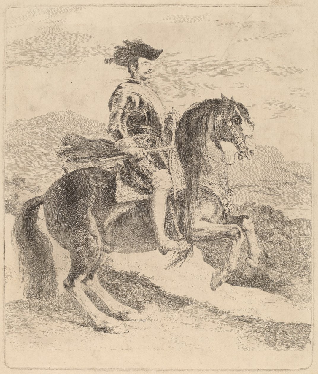 Felipe IV av Francisco de Goya after Diego Velázquez