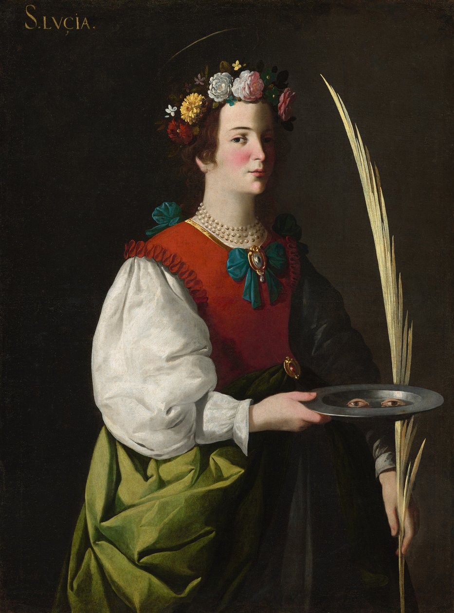 Saint Lucy, ca. 16251630. av Francisco de Zurbaran