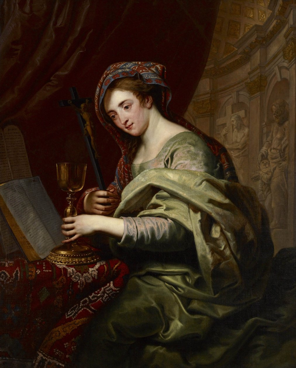 Faith, ca. 1675-1700 av Franco Flemish School
