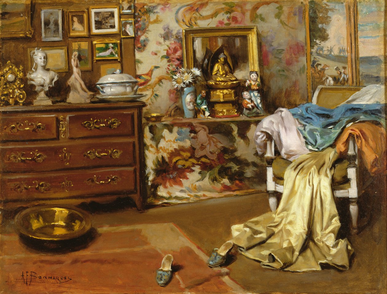 Soverommet av Francois Alexandre Bonnardel