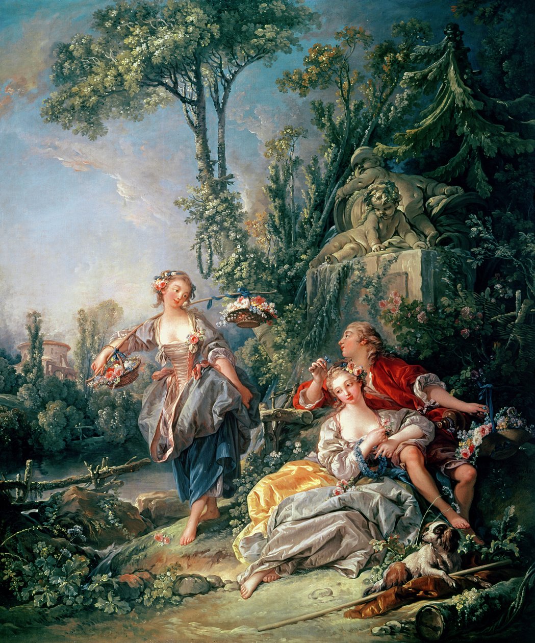 Lovers in a Park av François Boucher