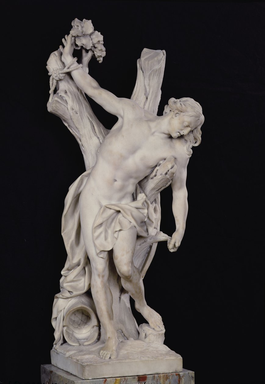 St. Sebastian, 1712 (marmor) av Francois Coudray
