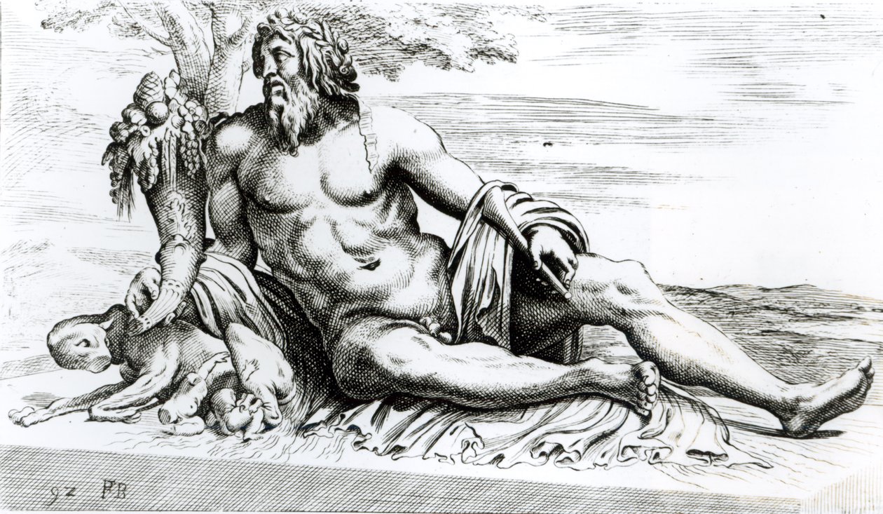 Elven Tiberen, ca. 1653 av Francois Perrier