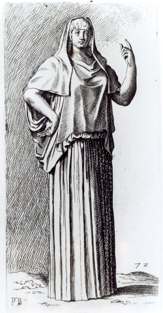 Vestal Jomfru, ca. 1653 av Francois Perrier