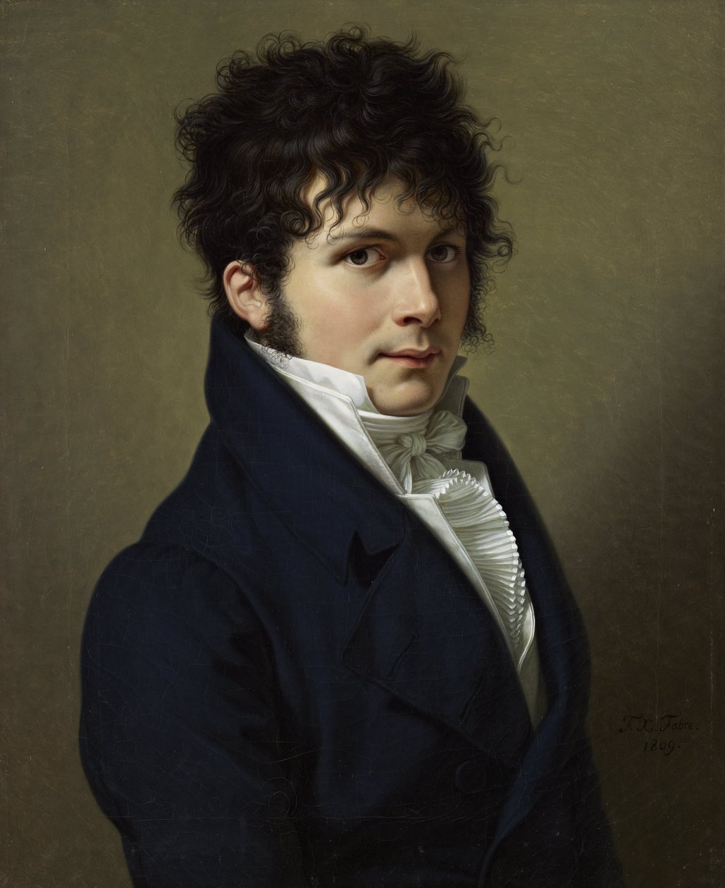 Portrett av en mann av Francois Xavier Fabre