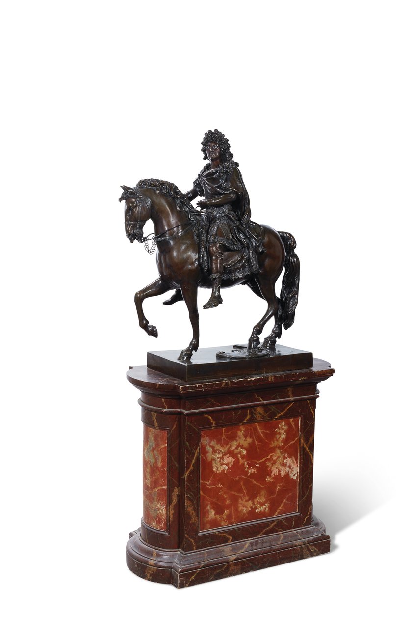Louis XIV på en hest av Francois (after) Girardon