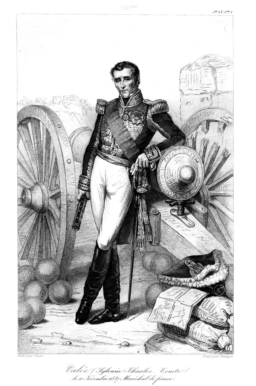 Sylvain Charles Valée 1773-1840, marskalk av Frankrike, 1839. av Francois