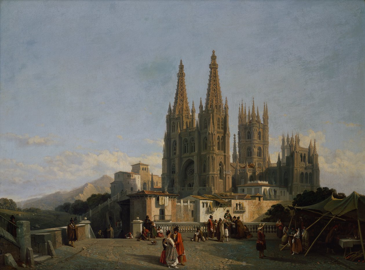 Burgos katedral av Francois Antoine Bossuet