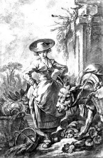 Avreise til markedet av François Boucher