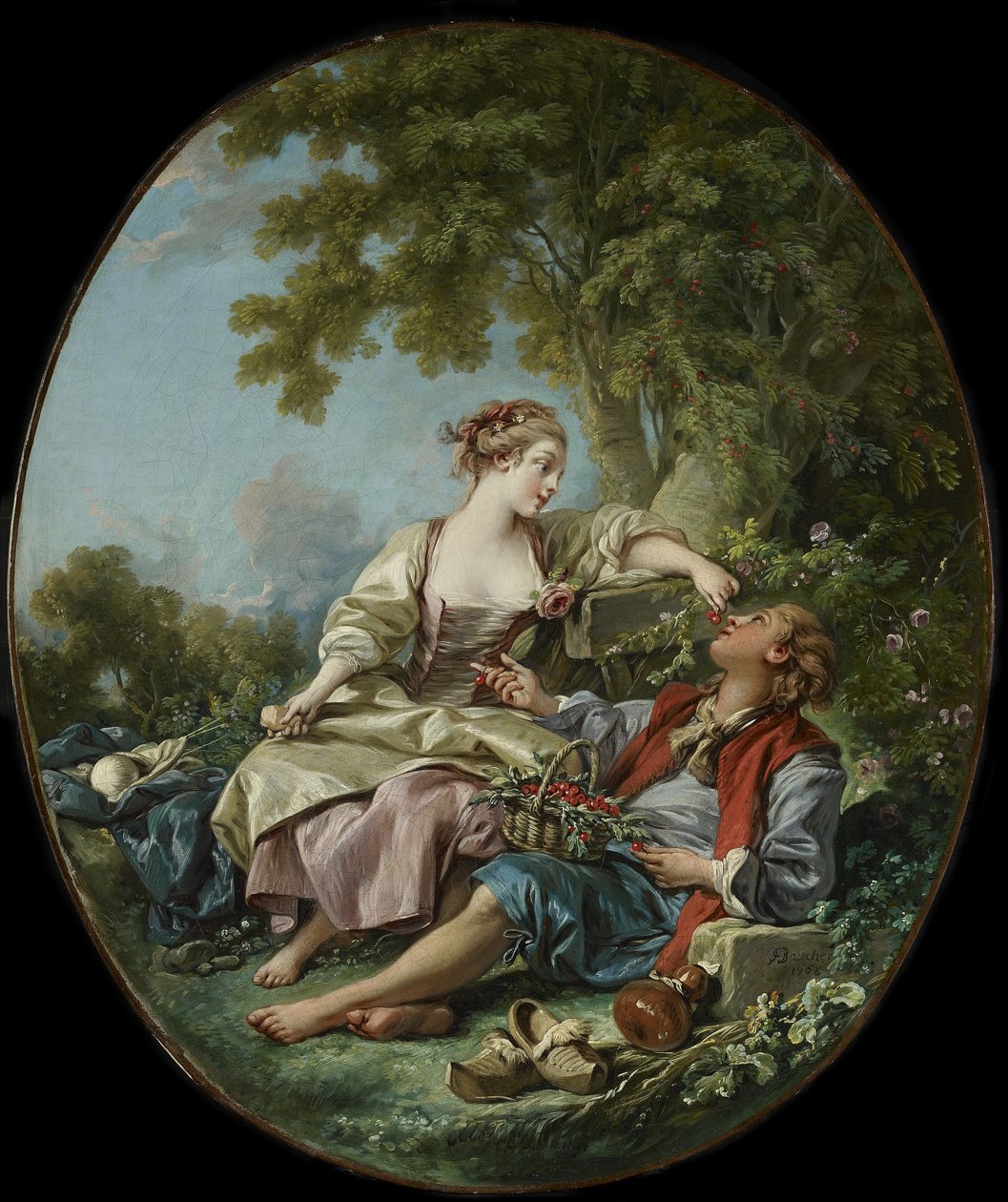 Les Sabots [Treskoene] av François Boucher