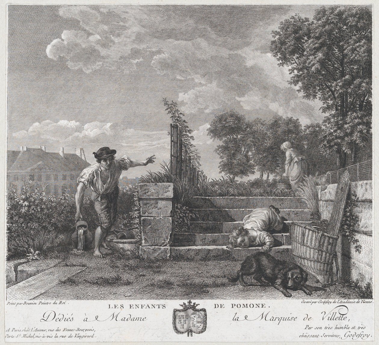 Pomonas barn, 1778. av Francois Godefroy