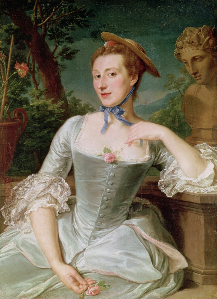 Madame de Pompadour av Francois Hubert Drouais