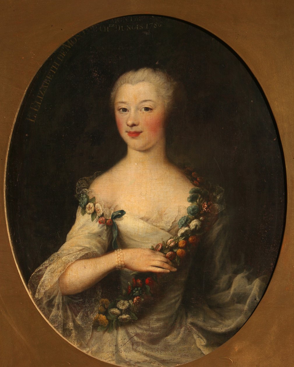 Portrett av en kvinne, 1786 av Francois Hubert Drouais